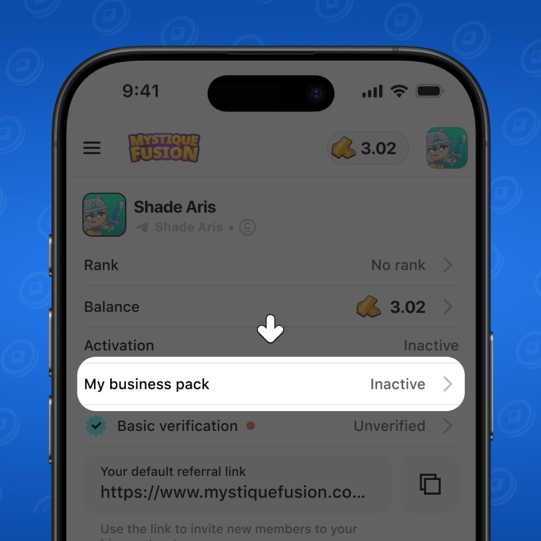 Business Pack của tôi