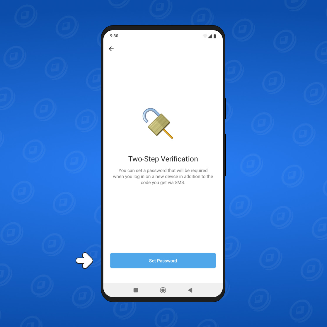 Définir le mot de passe