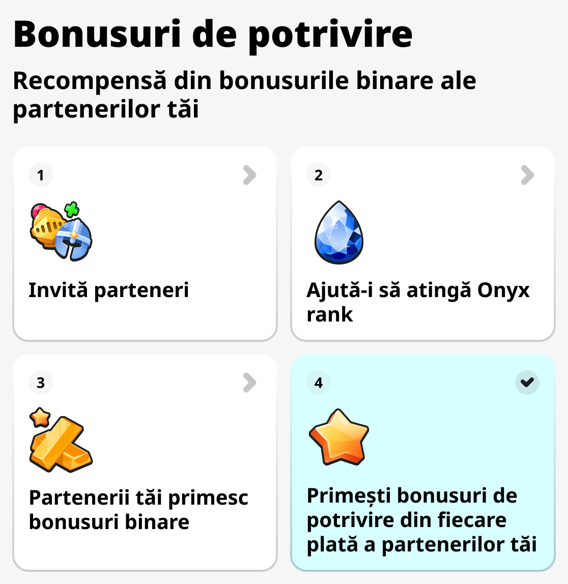 Bonusuri de potrivire