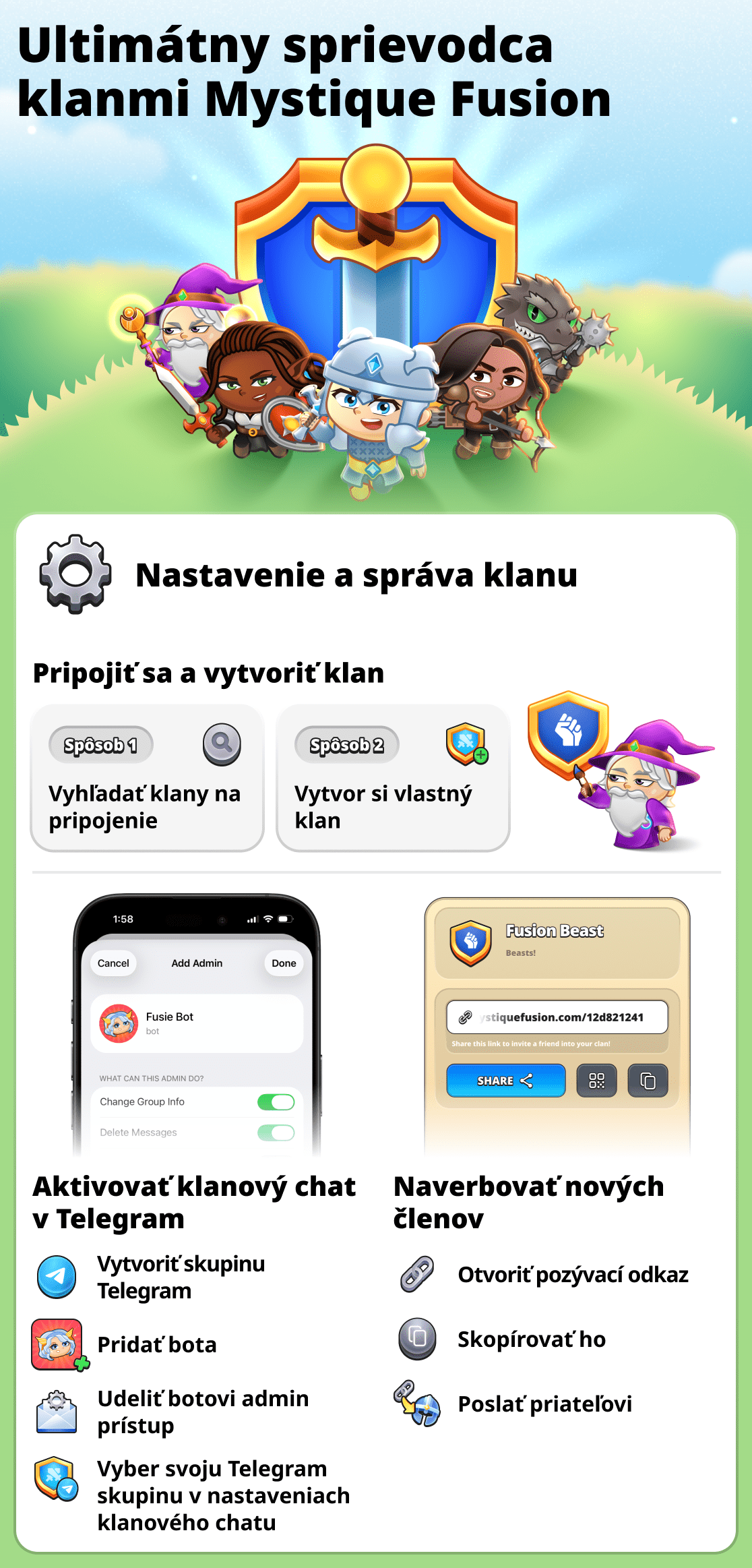 Všetko o klanoch v hre