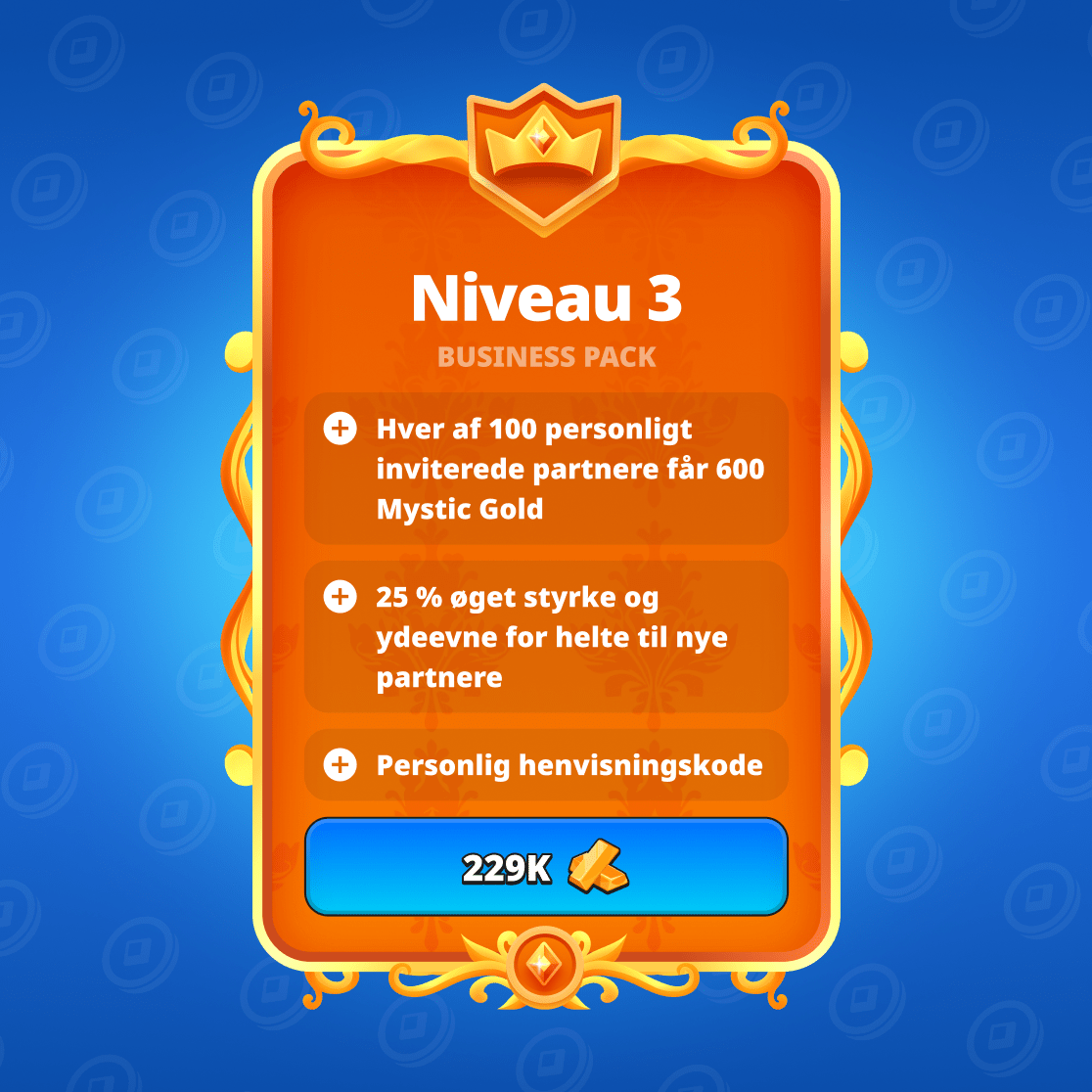 Business pack tredje niveau