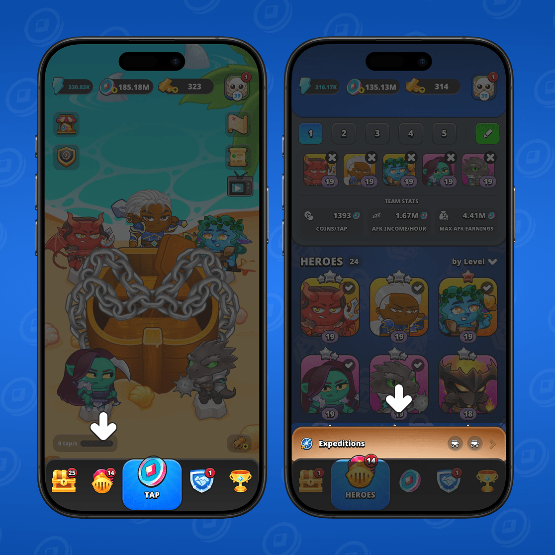 Go to the Expeditions section