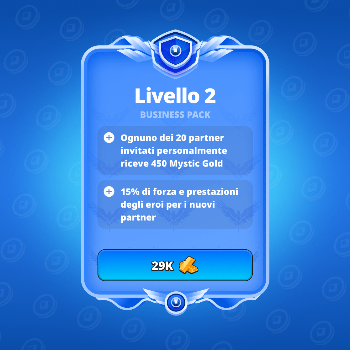 Business Pack secondo livello