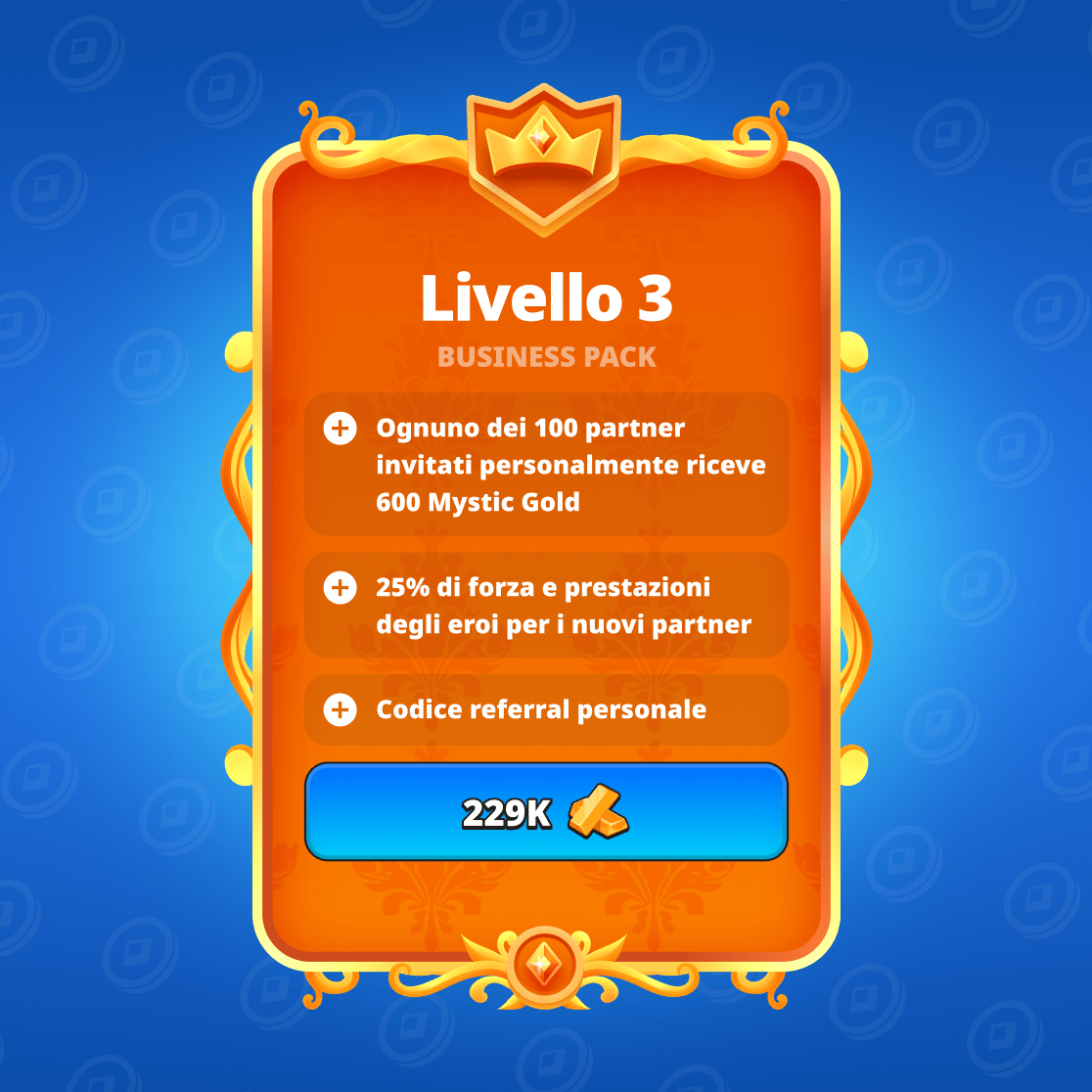 Business Pack terzo livello
