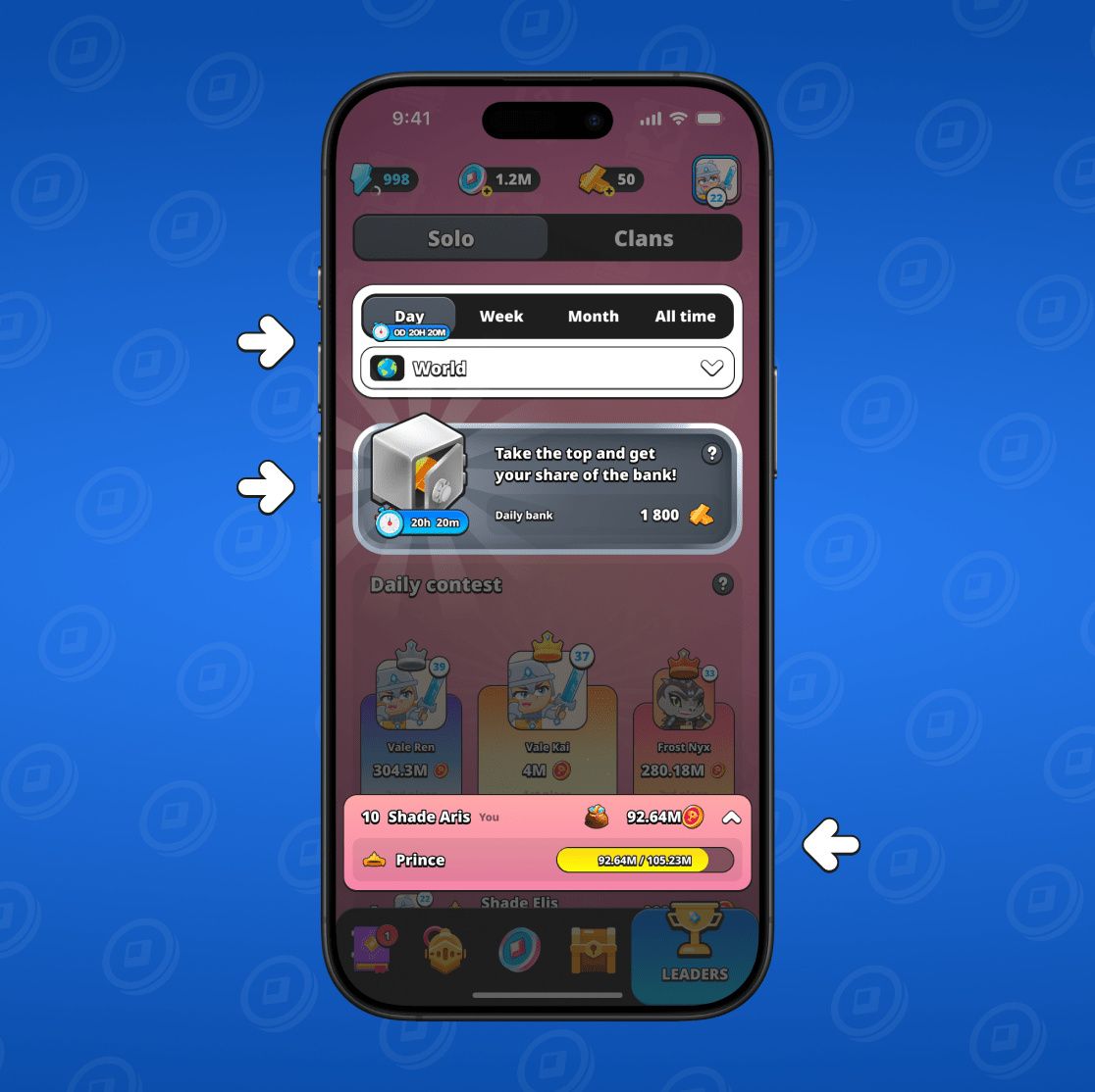 Leaderboard Elementen