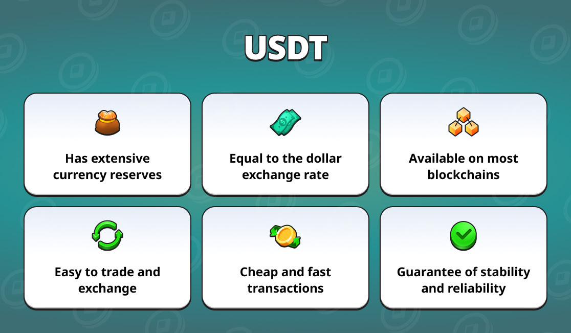 Vantaggi di USDT