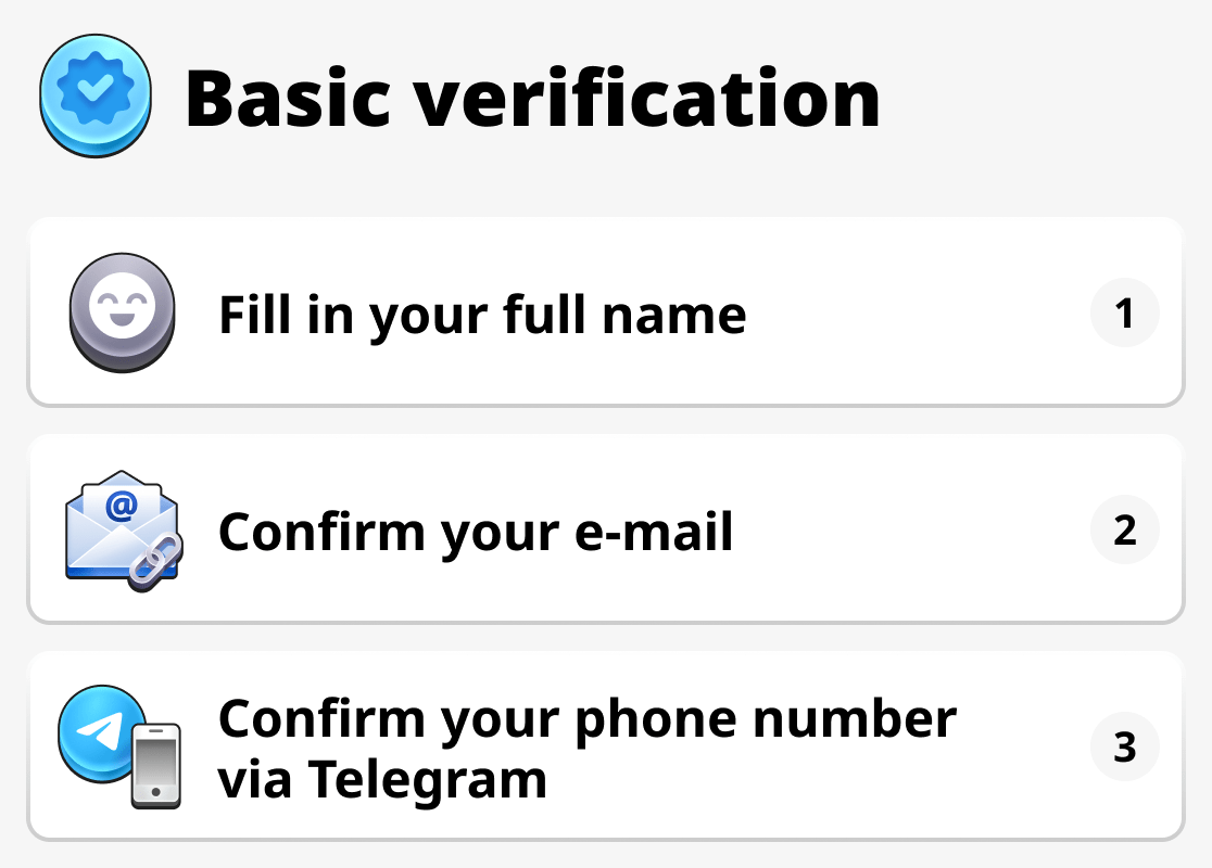 Sådan gennemfører du grundlæggende verifikation