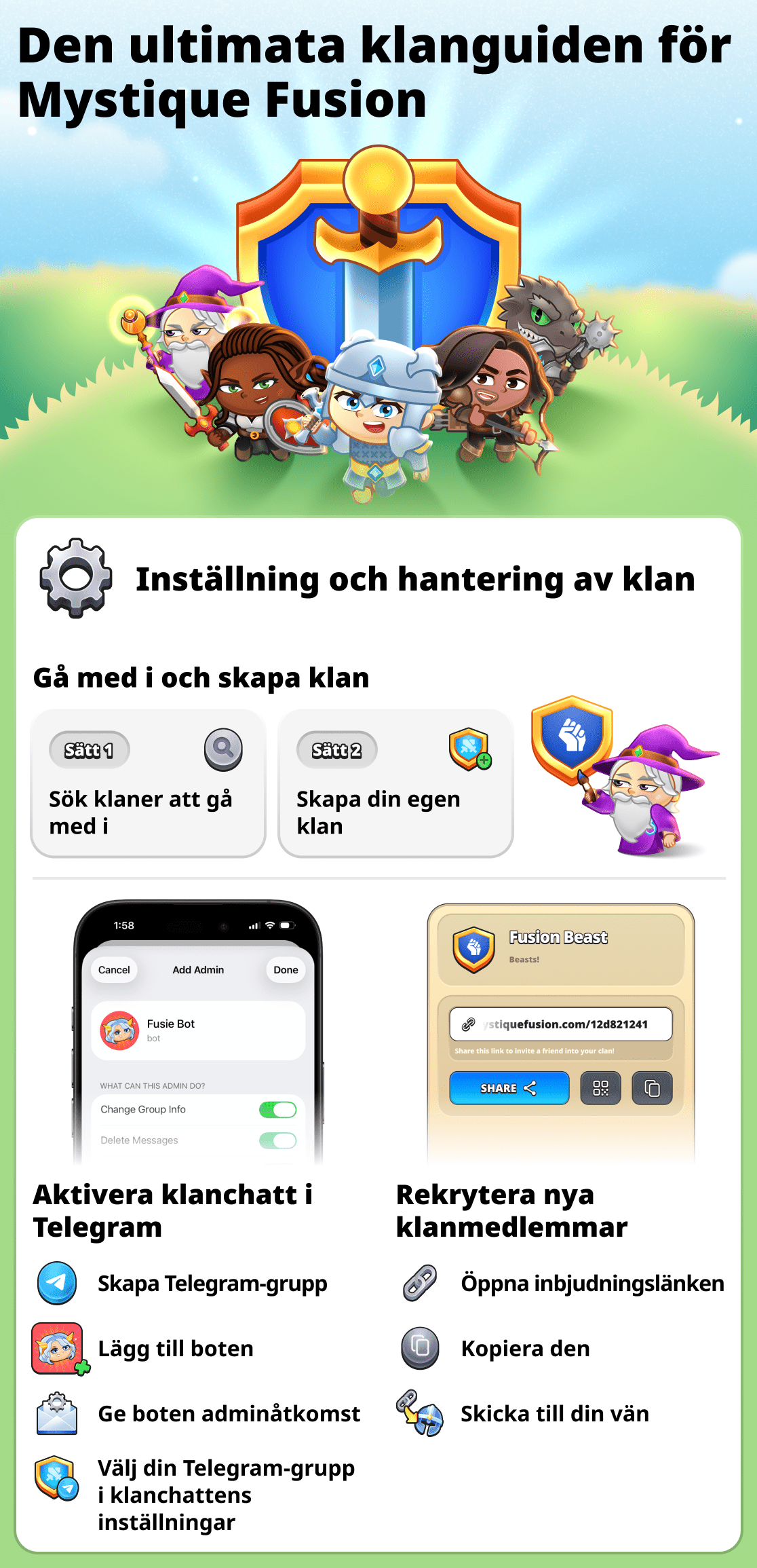 Allt om klaner i spelet