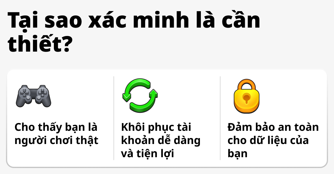 Tại sao việc xác minh lại cần thiết