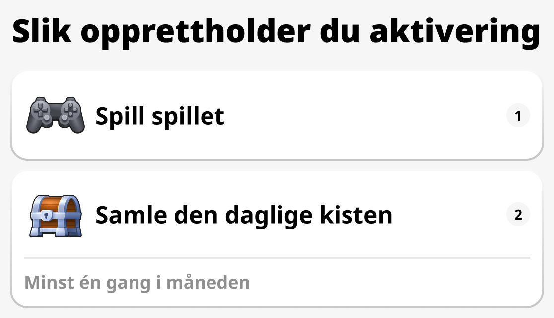 Hvordan opprettholde aktiveringen