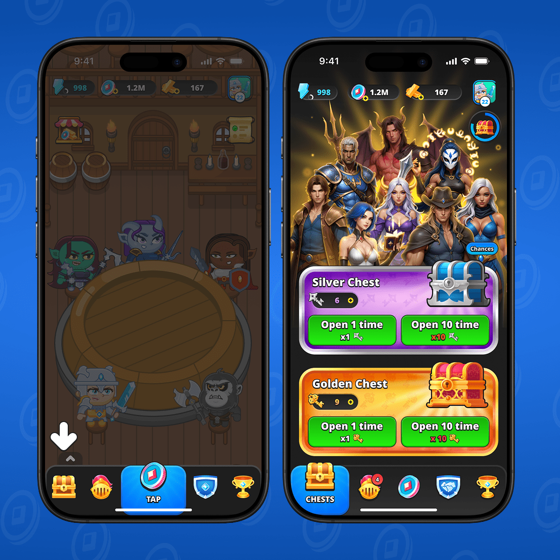 ヒーローと宝箱