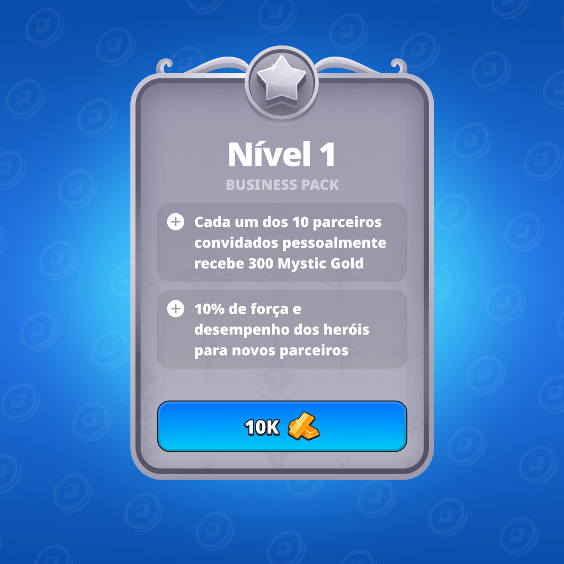 Pacote business primeiro nível