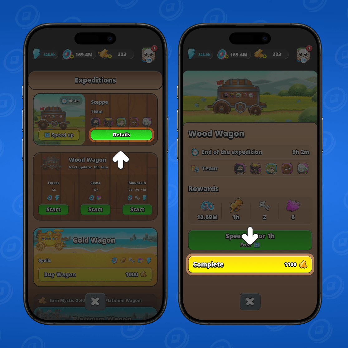 Conclusão da expedição