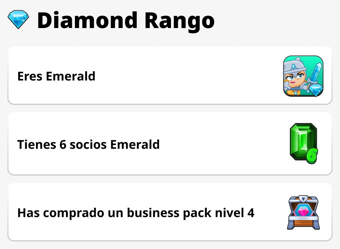 Cómo obtener el rango diamante