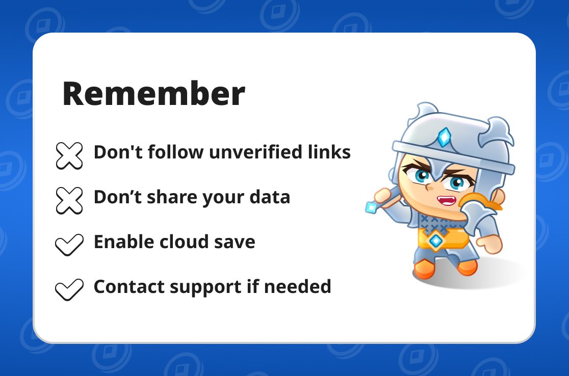 How to avoid losing your account