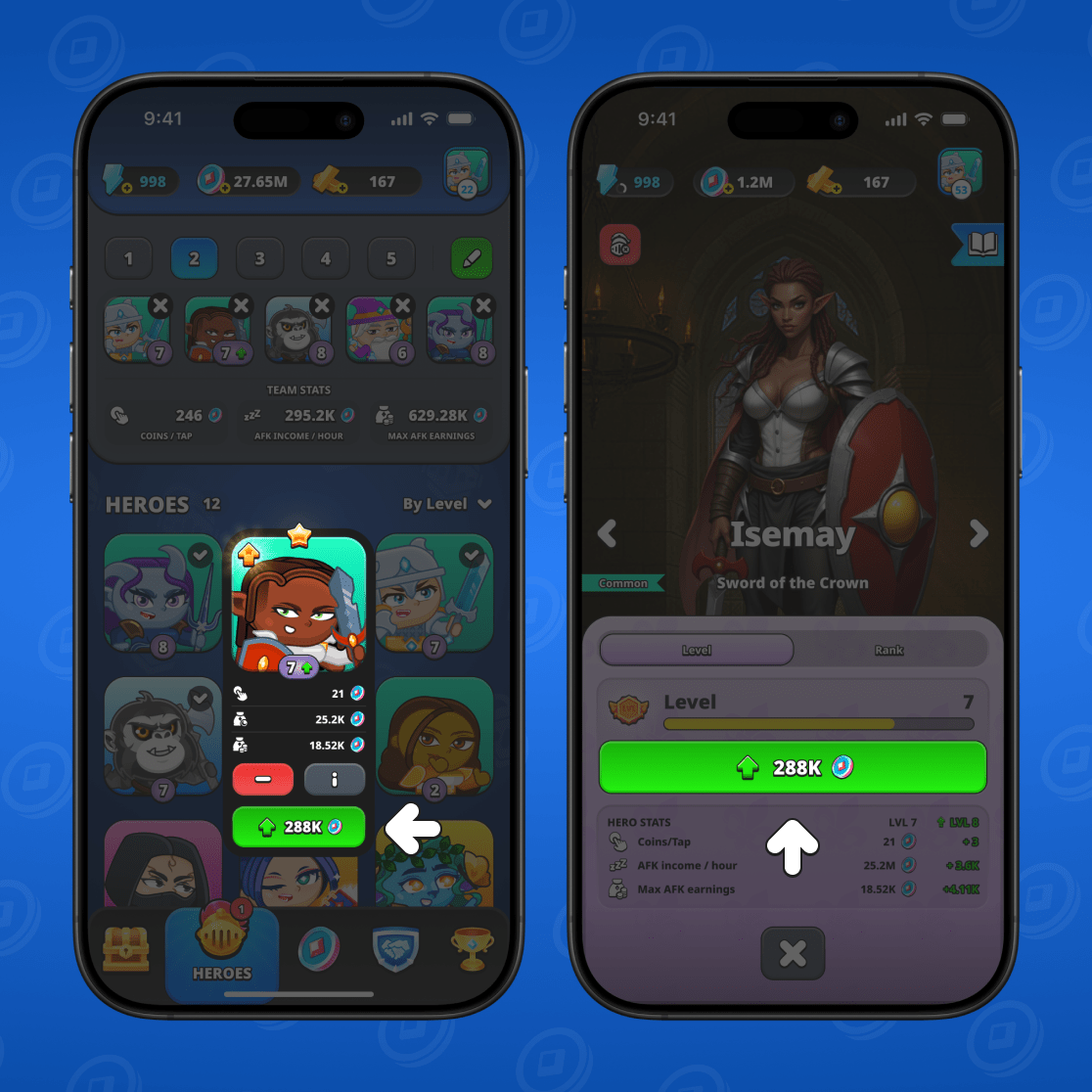 Kahramanın seviyesi yükseldi