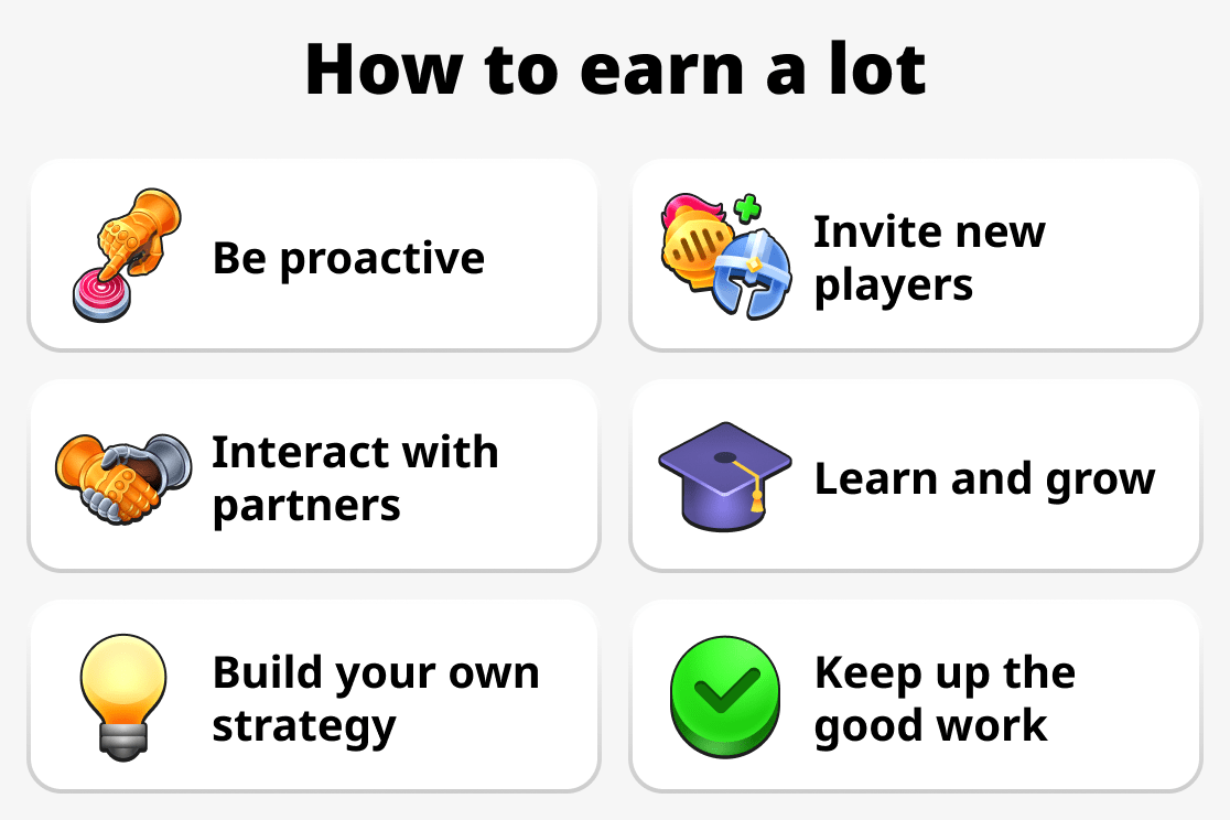 How to earn a lot