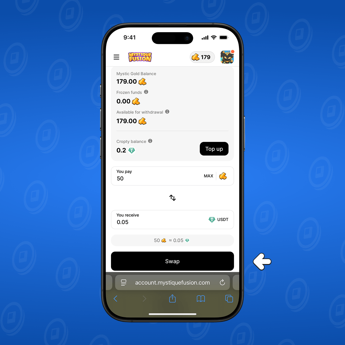 Vælg, hvad du vil veksle