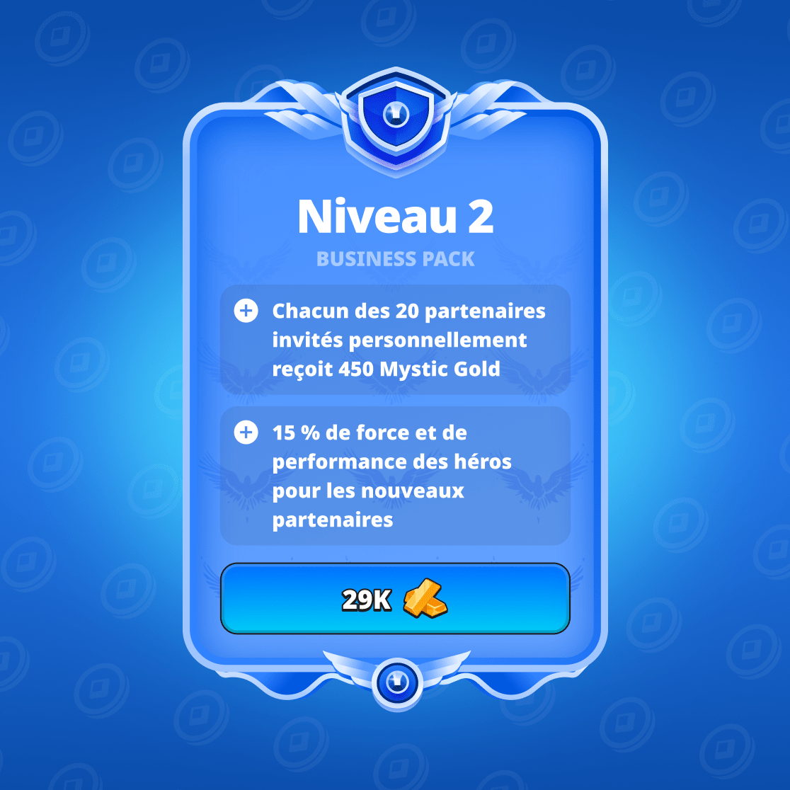 Pack Business deuxième niveau