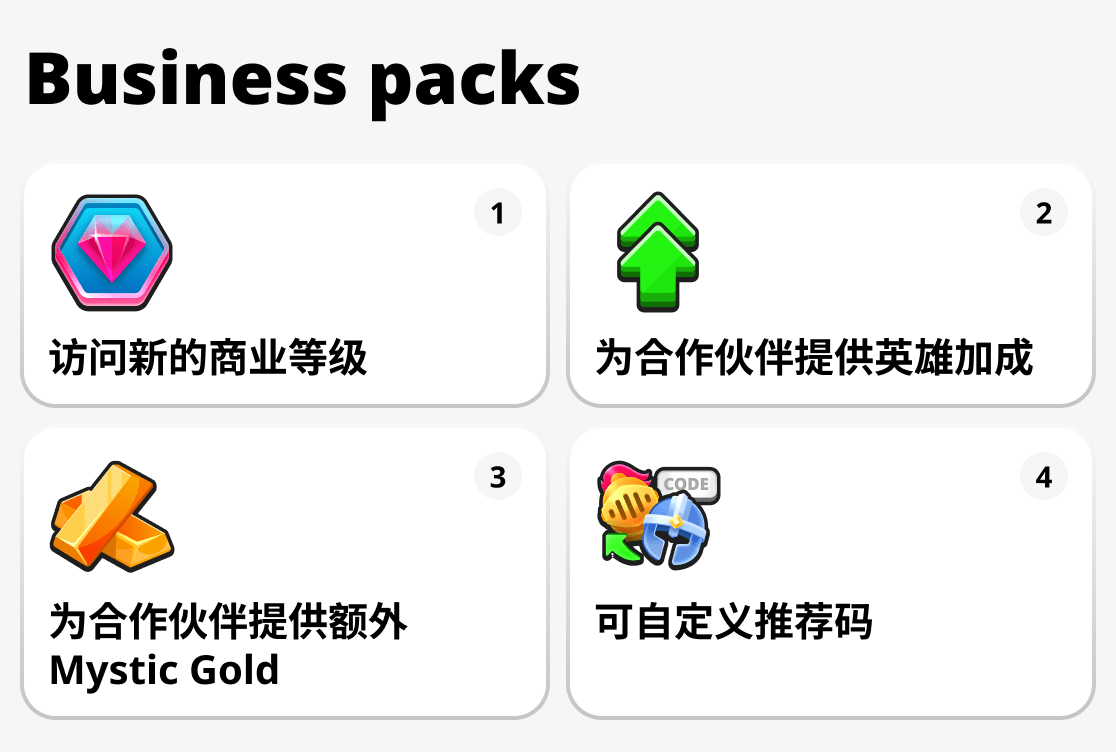 Mystique Fusion 中的商务礼包是什么