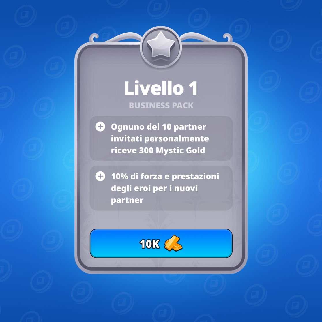 Business Pack primo livello