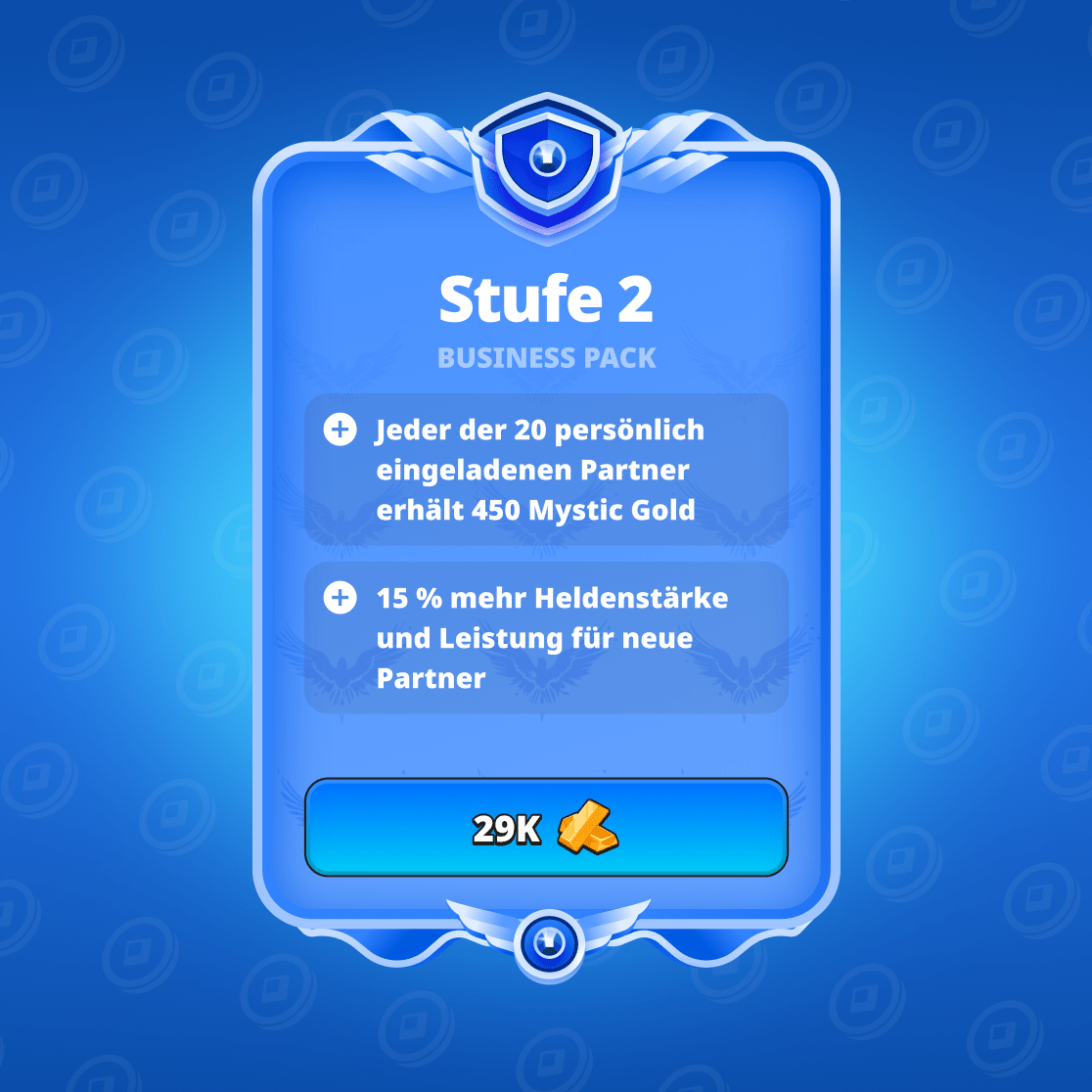 Business Pack zweite Stufe