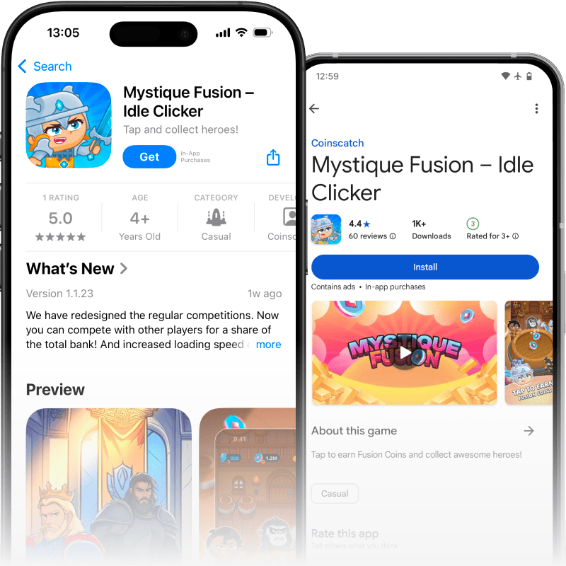 Installer Mystique Fusion-spillet.